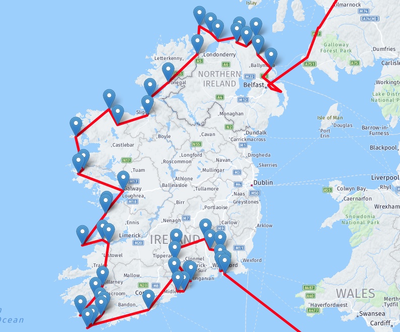 Follow us step-by-step by clicking on this map